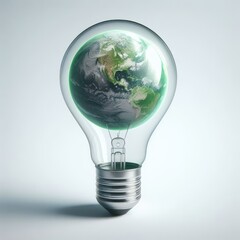 Lighting a Green Path: Eco-Friendly Light Bulb with globe Defines Future
