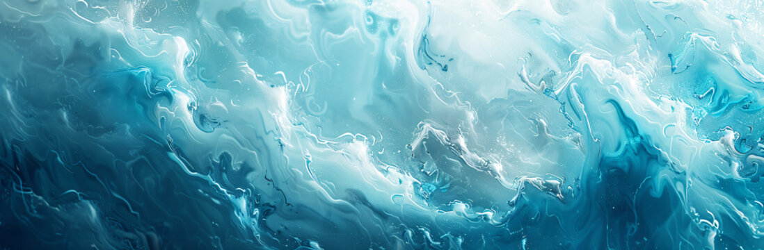 abstract watercolor painting with gold, orange and blue, in the style of ethereal cloudscapes, marble, dark white and light azure, fluid and loose, minimalist backgrounds, light sky-blue and dark beig