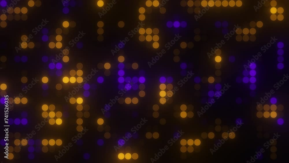 Aufkleber abstract digital dots. computer generated 3d render