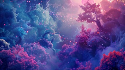 Mesmerizing colorful violet wallpaper