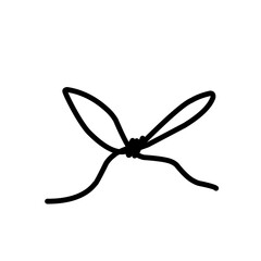 Rope Bow Cute Vector 