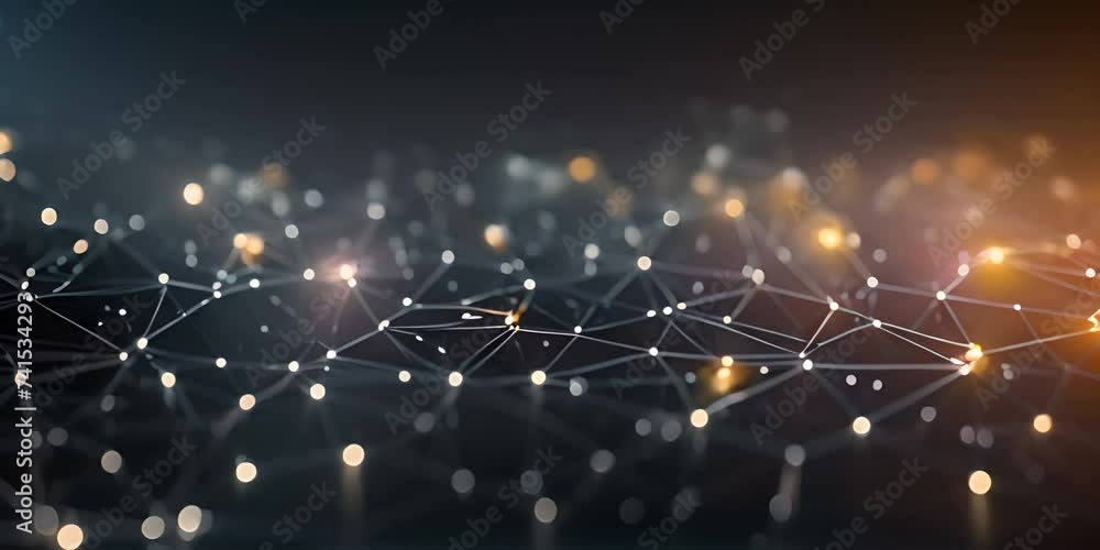 Aufkleber Abstract technology big data background concept. Motion of digital data flow. Transferring of big data. Transfer and storage of data sets , block chain, server, hi-speed internet.