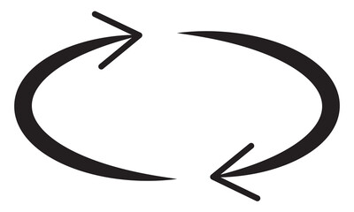 arrow icon png on white background. flat style. arrow icon for your web site design, logo, app, UI. arrow indicated the direction symbol. curved arrow sign