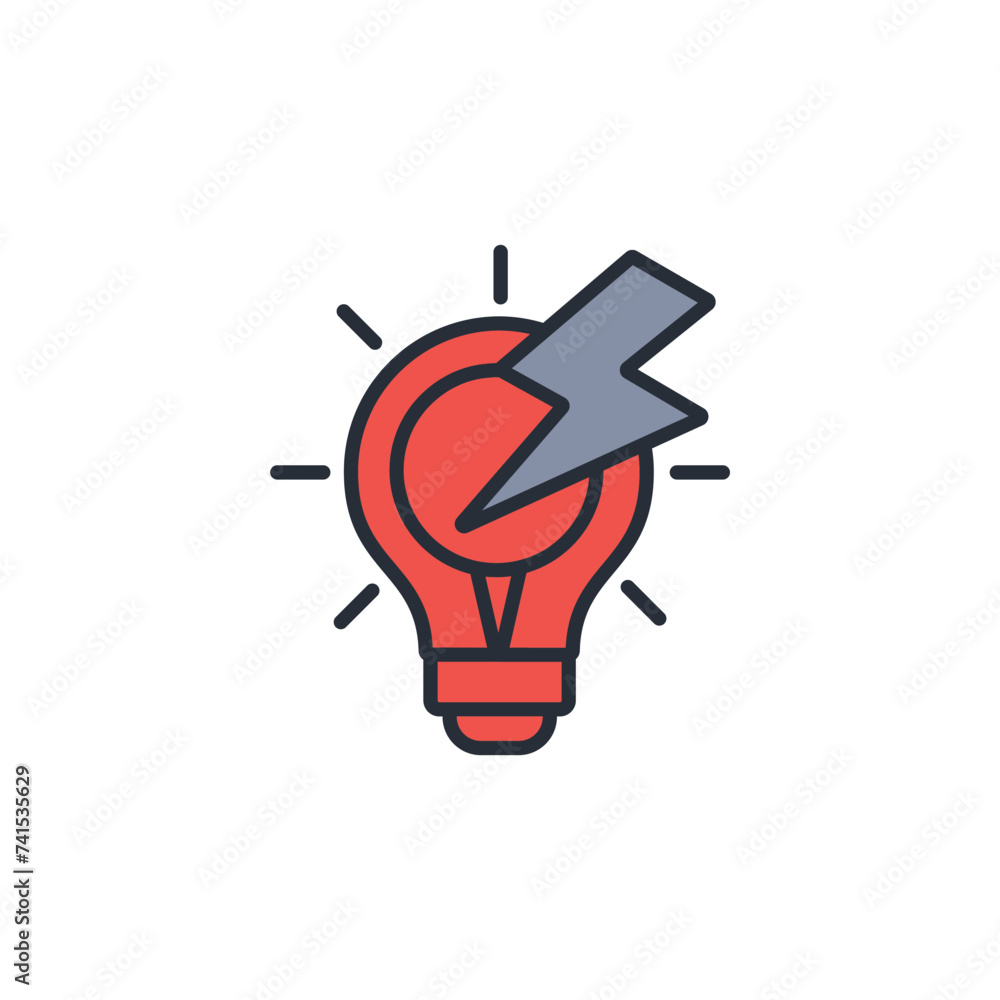 Poster inventions icon. vector.editable stroke.linear style sign for use web design,logo.symbol illustratio