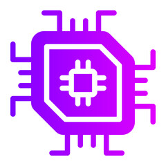 processor gradient icon