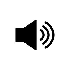 Speaker icon isolated on white background. Volume icon. Loudspeaker icon vector. Audio. Sound