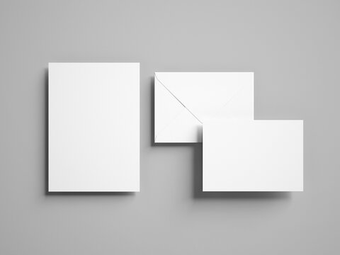 Envelope with letterhead template