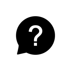 Question Icon isolated on white background. Question mark sign. help icon. Faq