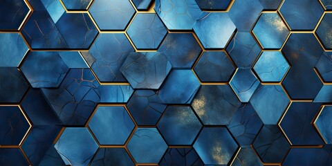 Abstract geometric hexagon decoration texture pattern surface bacgkround template