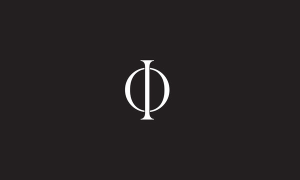 IO, OI, O, I Abstract Letters Logo Monogram	