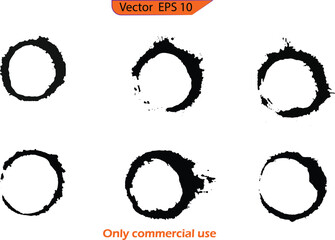 Black paint, ink brush strokes, brushes, lines set. Ink brush strokes bundle. Ink swoosh. Vector paintbrush set. Original textures	
