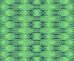 Retro and luxurious-looking green detailed overall pattern