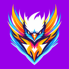 phoenix vector art design for t-shirt