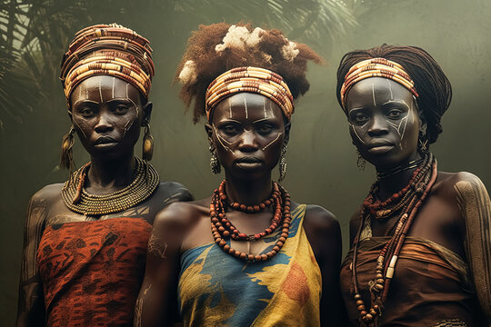 women with intricately painted faces showcase the rich cultural