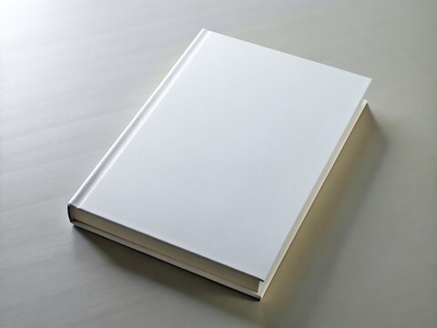 A blank book cover mock up