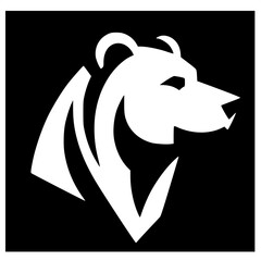 head of bear logo