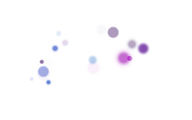 Background of blurred and clear multicolored transparent circles. Bokeh effect.