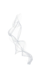 Clear smoke or vapor flowing upward.