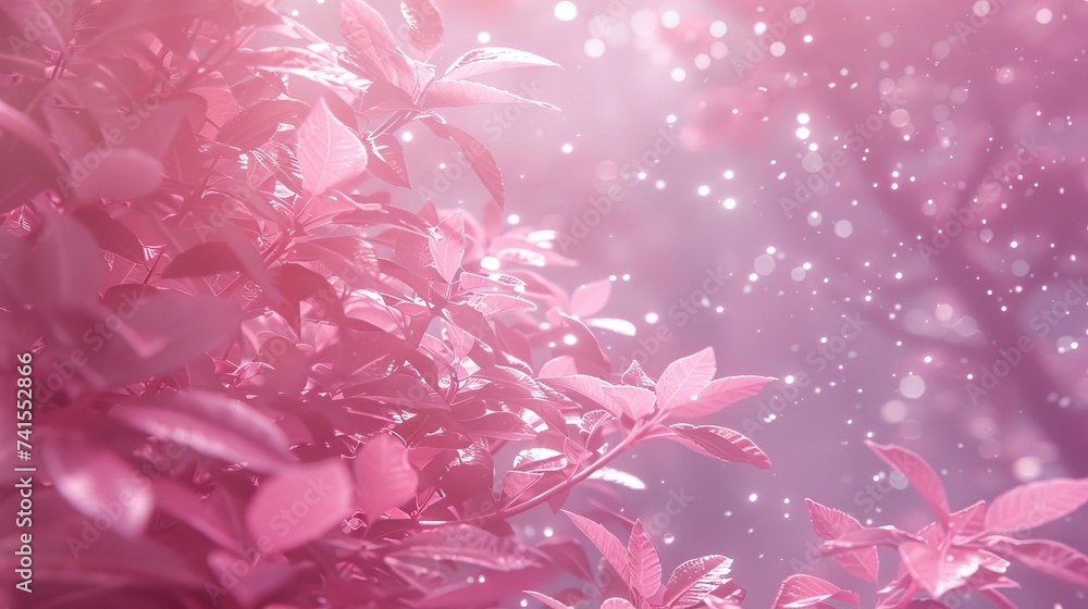 Poster serene nature inspired abstract compositions with soft pastels reflecting spring tranquility
