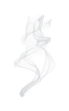 Clear smoke or vapor flowing upward.