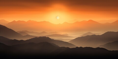 Nature outdoor landscape background. Adventure travel explore hills rocks decorative sunlight scene