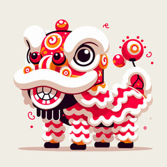 chinese new year lion dance