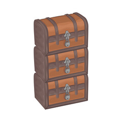 Illustration of treasure chest 