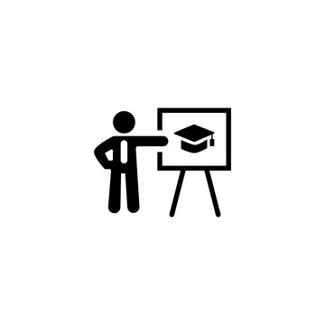 Simple Set of Business Presentation Related Vector Line Icons. Business college education icons vector. Higher Education icons set. Back to school. 