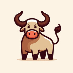 zodiac sign taurus cartoon illustration