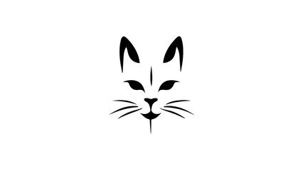 illustration of cat head