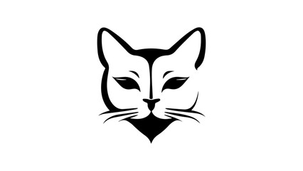 illustration of kitty vector head