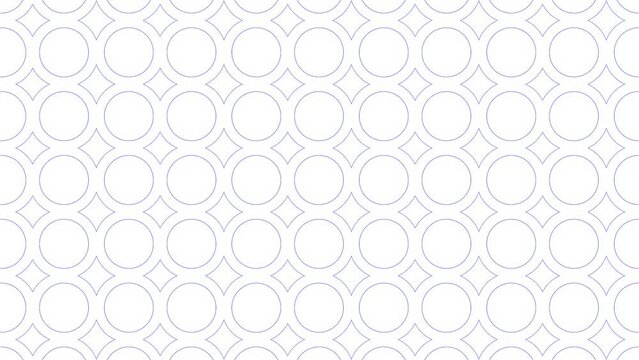 seamless pattern lines circles animated background