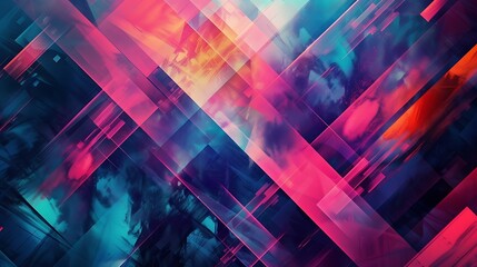 Abstract Anime background, manga style, LOFI, colorful wallpaper, poster cover