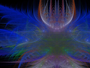 Fototapeta premium Imaginatory fractal abstract background Image