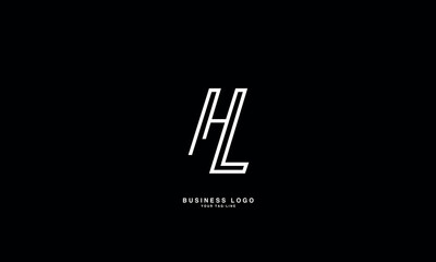 HL, LH, H, L, Abstract Letters Logo Monogram