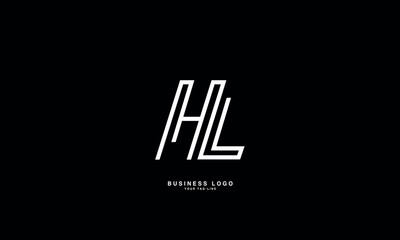 HL, LH, H, L, Abstract Letters Logo Monogram