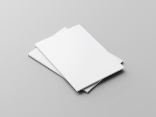 Perfect binding brochure mockup