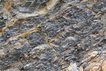 Geology Photo - Layers of Rock near Boulder Colorado