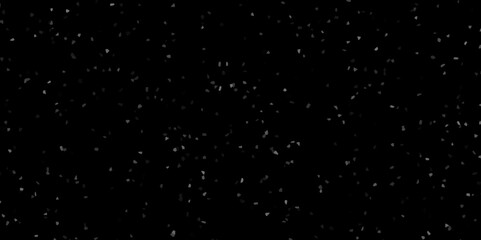 Dust Particles Background. Macro slow motion shot. Twinkling Stars Night Sky Background. Alpha channel, seamless looped background