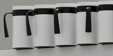 coffee Mug, Insulated - Double Wall Insulated Stainless Steel Coffee Mug, Aluminum thermos mug...