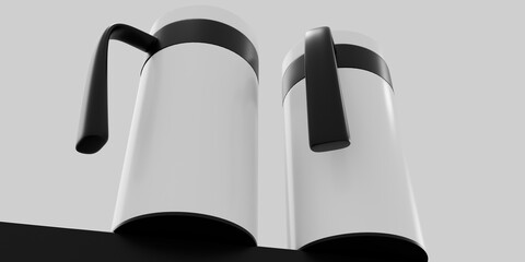 coffee Mug, Insulated - Double Wall Insulated Stainless Steel Coffee Mug, Aluminum thermos mug...