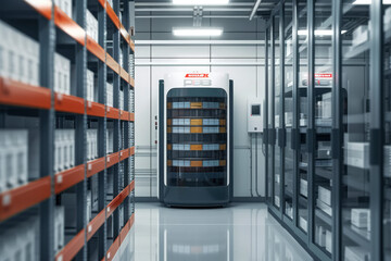 Automated Storage and Retrieval Systems: In biobanks, robots handle the storage and retrieval of biological samples,