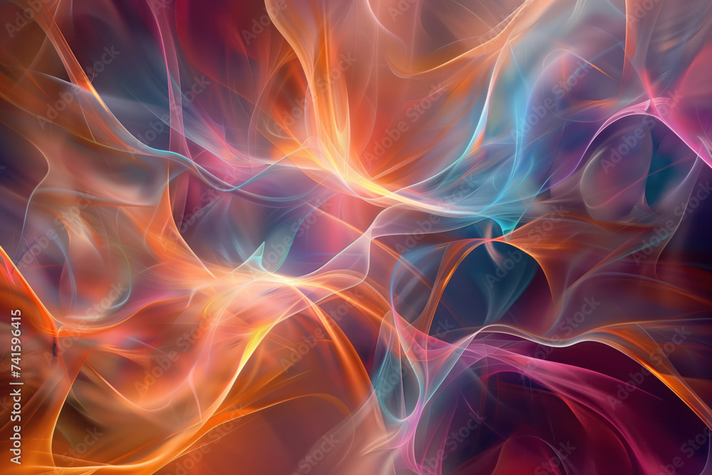 Poster an abstract slide background for showcasing digital content. background image. created with generati