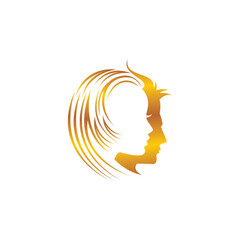 Hair beauty womens logo design for salon makeover hair stylist haidresser hair cut