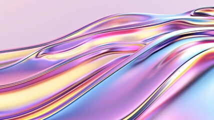 Abstract Holographic Background with Colorful Wavy Patterns