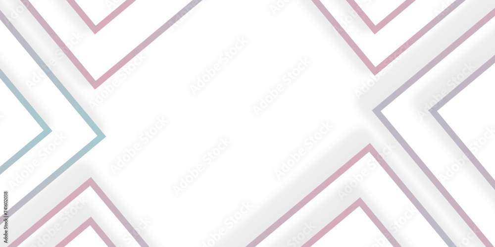 Poster abstract business presentation design with red and pink geometric square lines. gradient with colorf