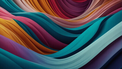 Colorful Abstract Line Background