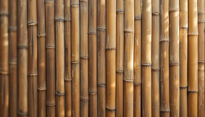 Gordijnen light bamboo background texture © Davivd