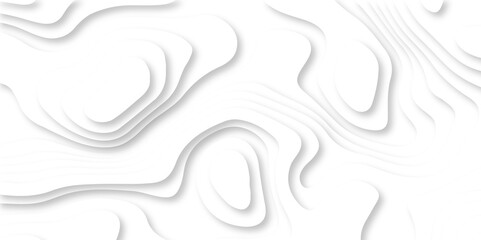 Gray and white wave Seamless abstract white papercut background 3d realistic design use for ads banner and advertising print design vector. 3d topography relief. Vector topographic illustration.