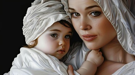 holy mother and child